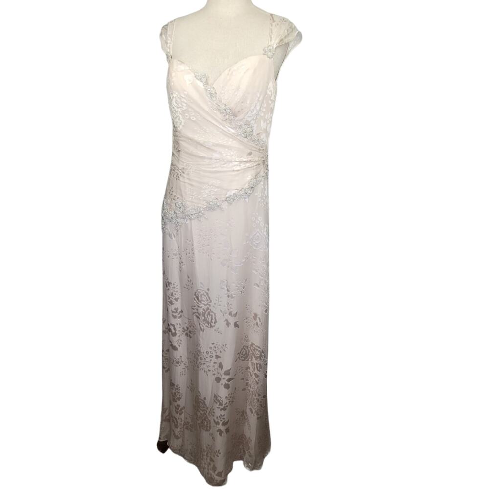Cameron Blake Ice Pink Midi Cocktail Dress Size 8 New with Tags